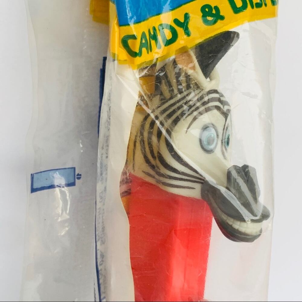 NEW Madagascar Zebra Pez Dispenser